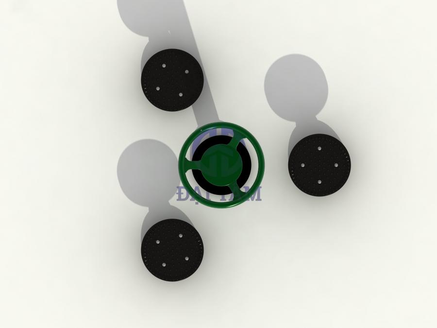 Thiết bị tập thể dục ngoài trời  cho trẻ em DTE4