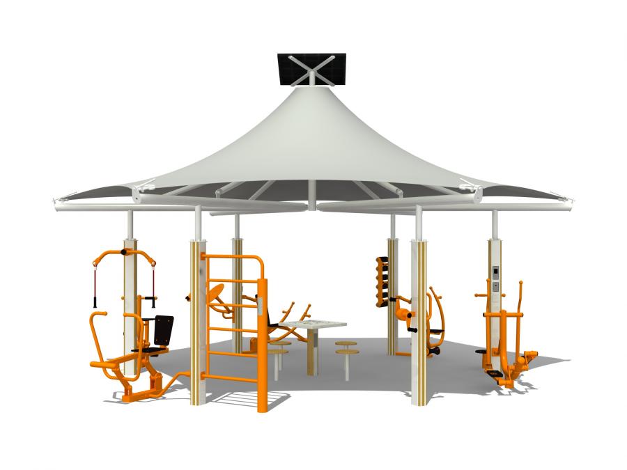 Trạm tập có mái che DTTMC01