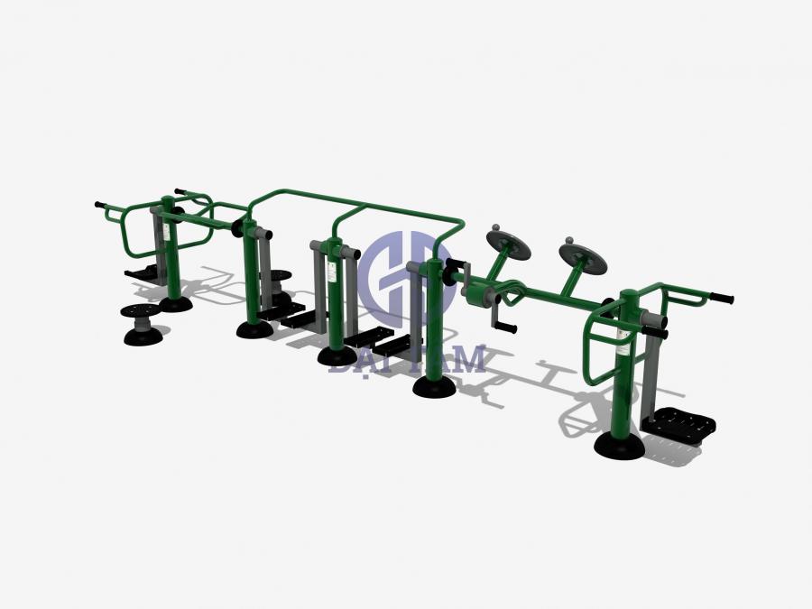 Trạm tập thể dục ngoài trời dành cho trẻ em DTT01