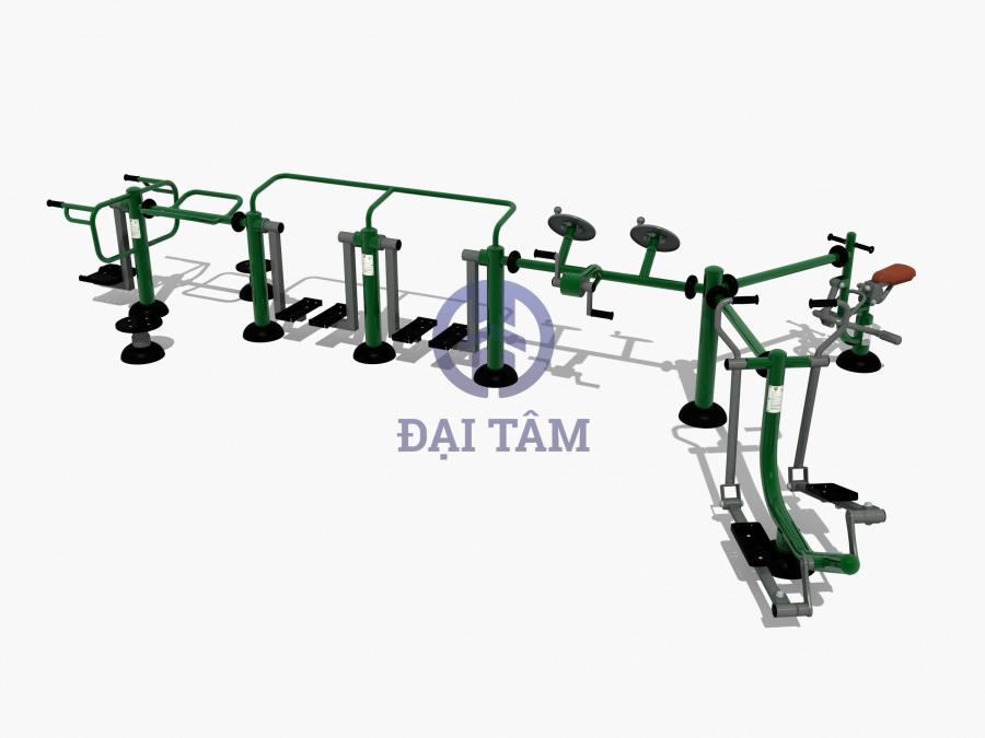 Trạm tập thể dục ngoài trời dành cho trẻ em DTT02