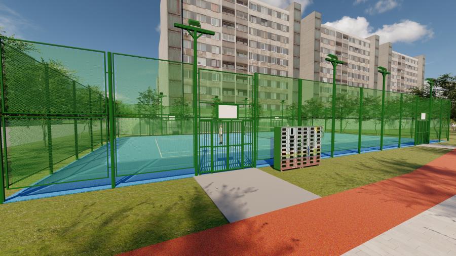 Khu sân thể thao ngoài trời 6