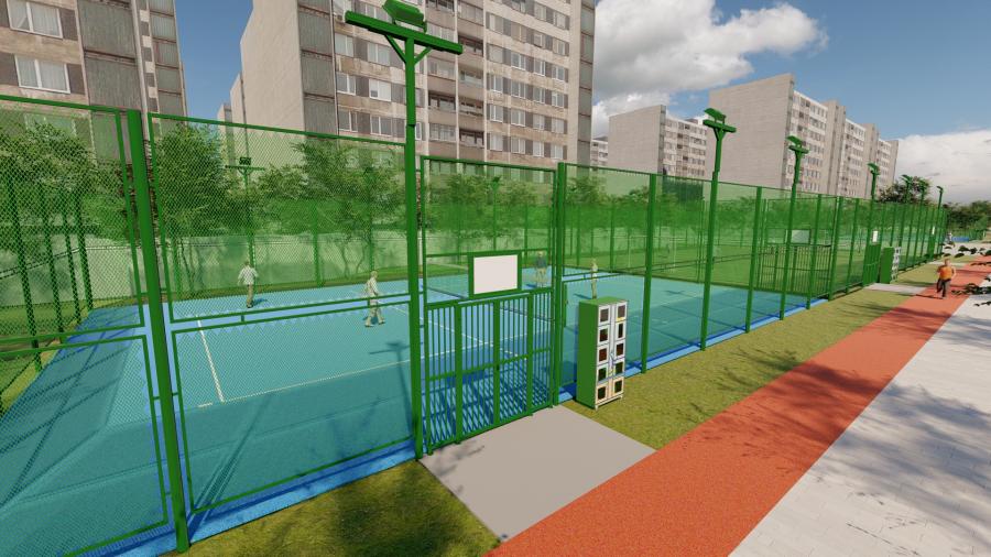 Khu sân thể thao ngoài trời 6