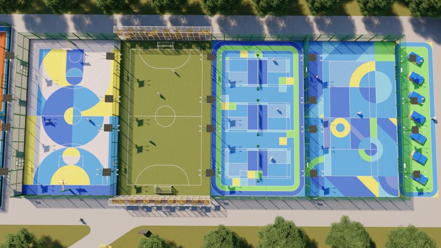 Khu sân thể thao ngoài trời 4