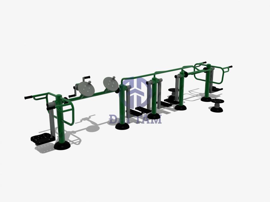 Trạm tập thể dục ngoài trời dành cho trẻ em DTT01
